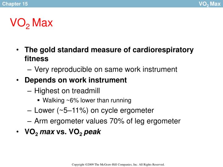 Ppt Work Tests To Evaluate Cardiorespiratory Fitness Powerpoint Vo2 Max Vs Peak
