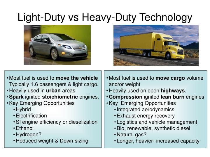 PPT Heavy Duty Truck Technologies for Reducing Fuel Consumption and