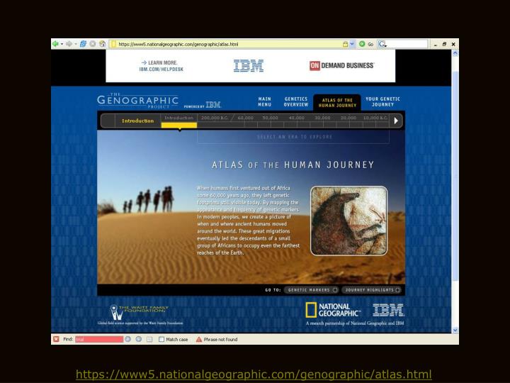 Nationalgeographic com genographic The Genographic Project. 42K likes. The Genographic Project is a multiyear research initiative of the National Geographic Society. Genographic was.