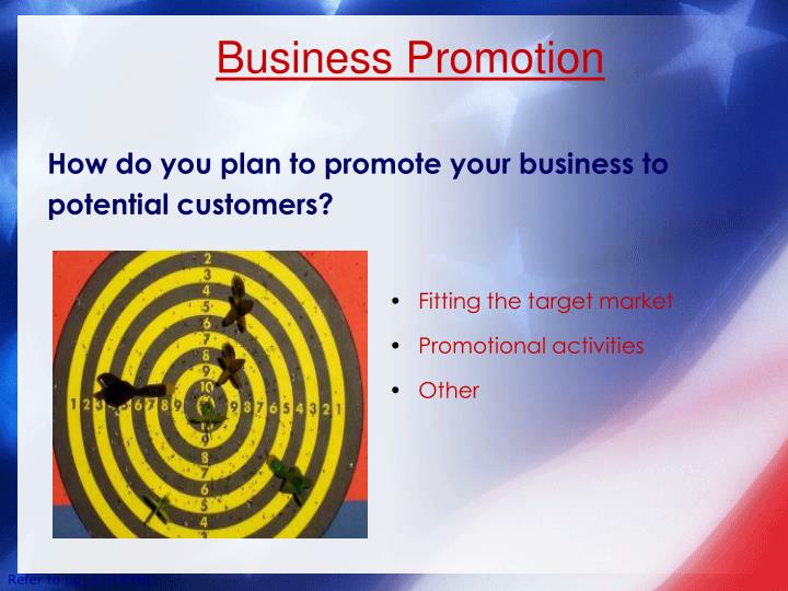 Business plan potential customers