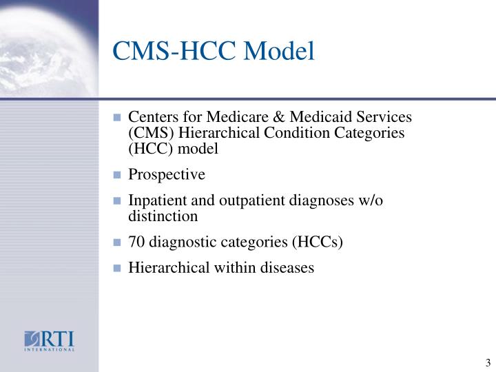 PPT Refinements to the CMSHCC Model For Risk Adjustment of Medicare