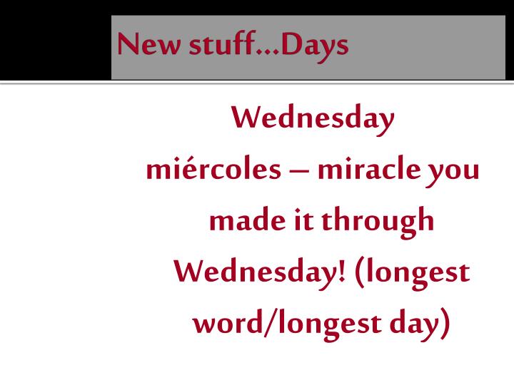 months of the year ppt