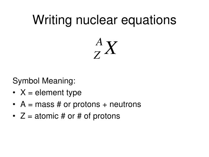 writing nuclear reactions Worksheet – balancing nuclear equations directions: choose the correct answer for each questionwrite the letter of the answer on the line to the right of the equation. writing nuclear reactions Worksheet – balancing nuclear equations directions: choose the correct answer for each questionwrite the letter of the answer on the line to the right of the equation.