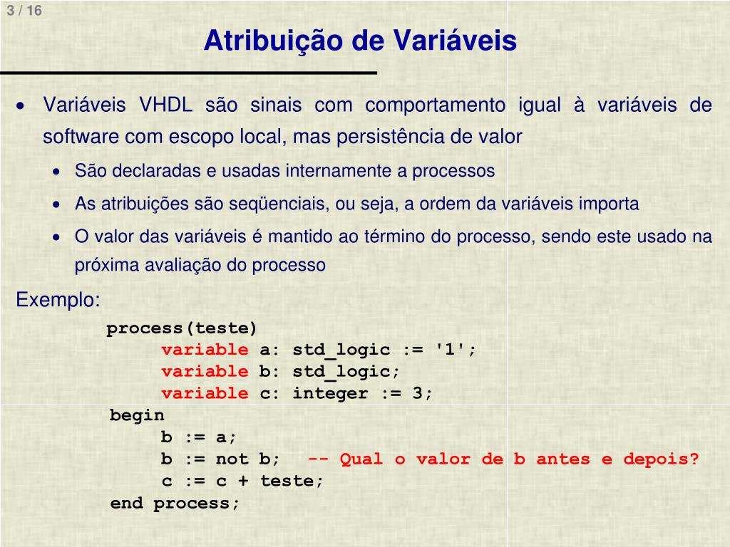 PPT Circuitos Seqüenciais Descrição VHDL PowerPoint Presentation