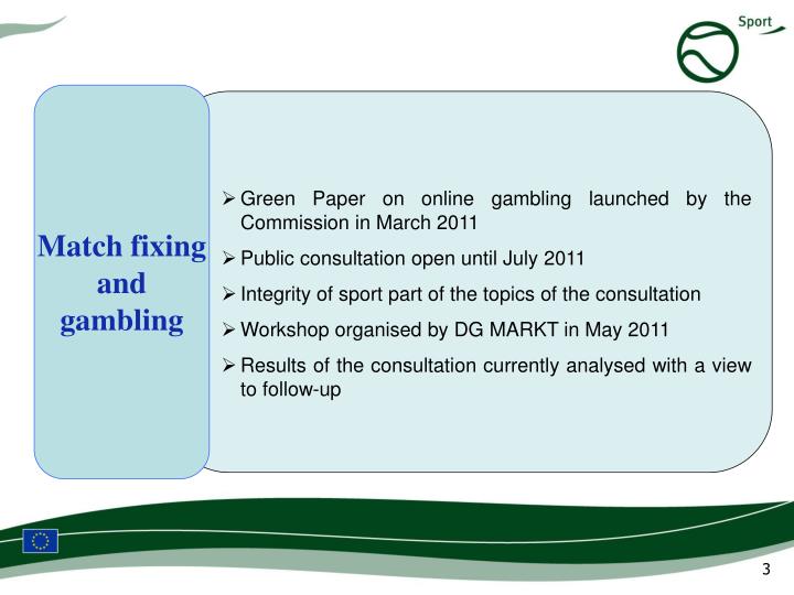 European commission gambling green paper casino license philadelphia