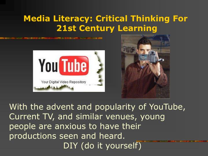 critical thinking media literacy In this edwebinar discover how you can help students grapple with these topics in a thoughtful, honest and civil way that encourages thinking about their own biases. critical thinking media literacy In this edwebinar discover how you can help students grapple with these topics in a thoughtful, honest and civil way that encourages thinking about their own biases.