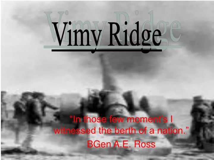 battle of vimy ridge essay battle of vimy ridge essay