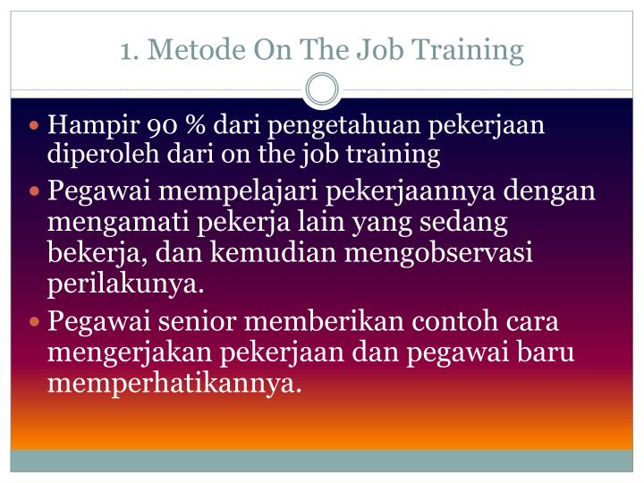 PPT PELATIHAN DAN PENGEMBANGAN KARYAWAN PowerPoint Presentation ID