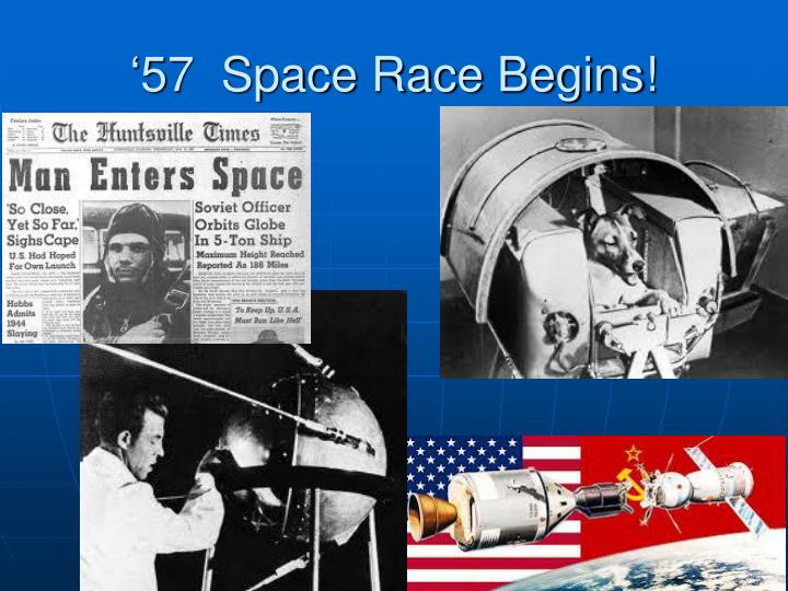 when was the race into space cold war