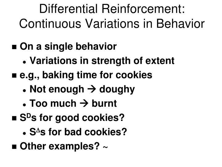 define differential reinforcement of alternative behavior examples define differential reinforcement of alternative behavior examples