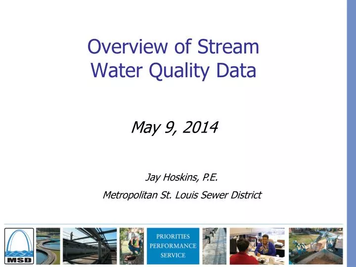 PPT Overview Of Stream Water Quality Data PowerPoint Presentation