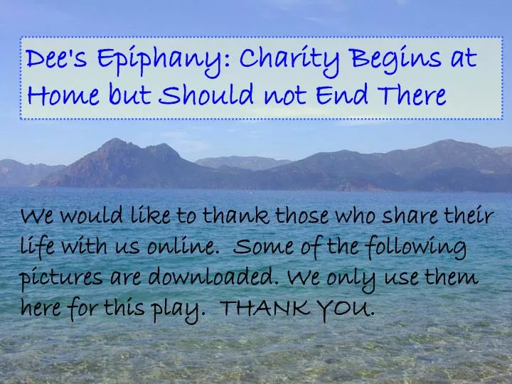 Essay On Charity