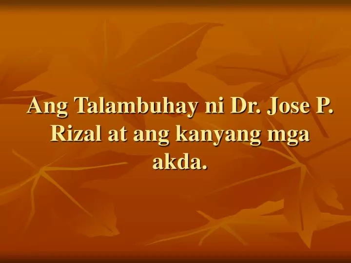 Isulat Ang Talambuhay Ni Dr Jose Rizal Sahida 94500 Hot Sex Picture