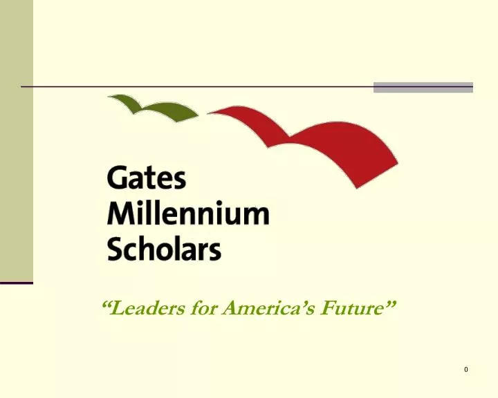 Gates Millennium Scholarship Sample Essays