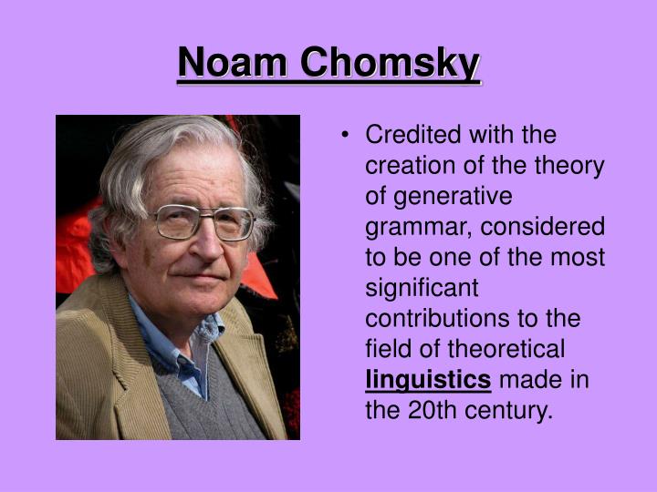 noam chomsky’s theories noam chomsky’s theories