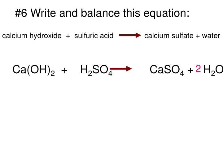 Calcium hydroxide equation Calcium hydroxide equation picture