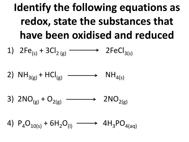 Ppt - Redox Reactions Powerpoint Presentation