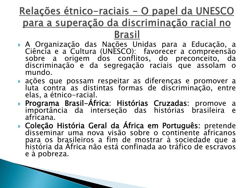 PPT AULA 6 A DIVERSIDADE CULTURAL RELAÇÕES ÉTNICO RACIAIS