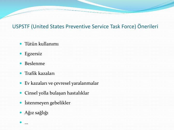 united states preventive services task force