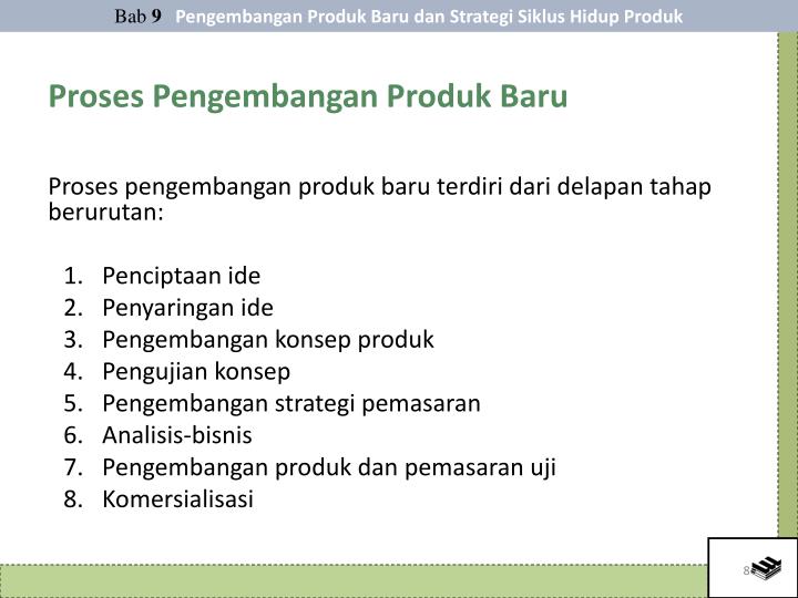 Ppt Bab 9 Pengembangan Produk Baru Dan Strategi Siklus Hidup Produk - Riset