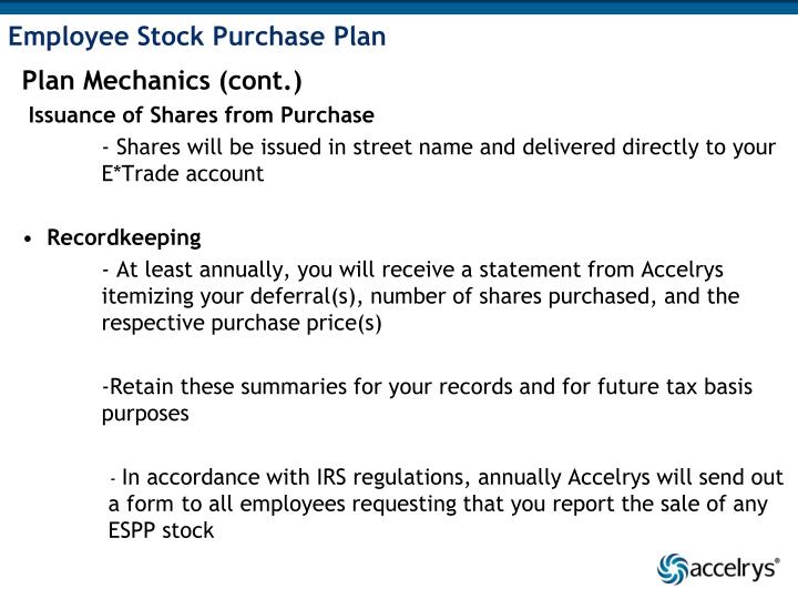 Employee stock options buyout