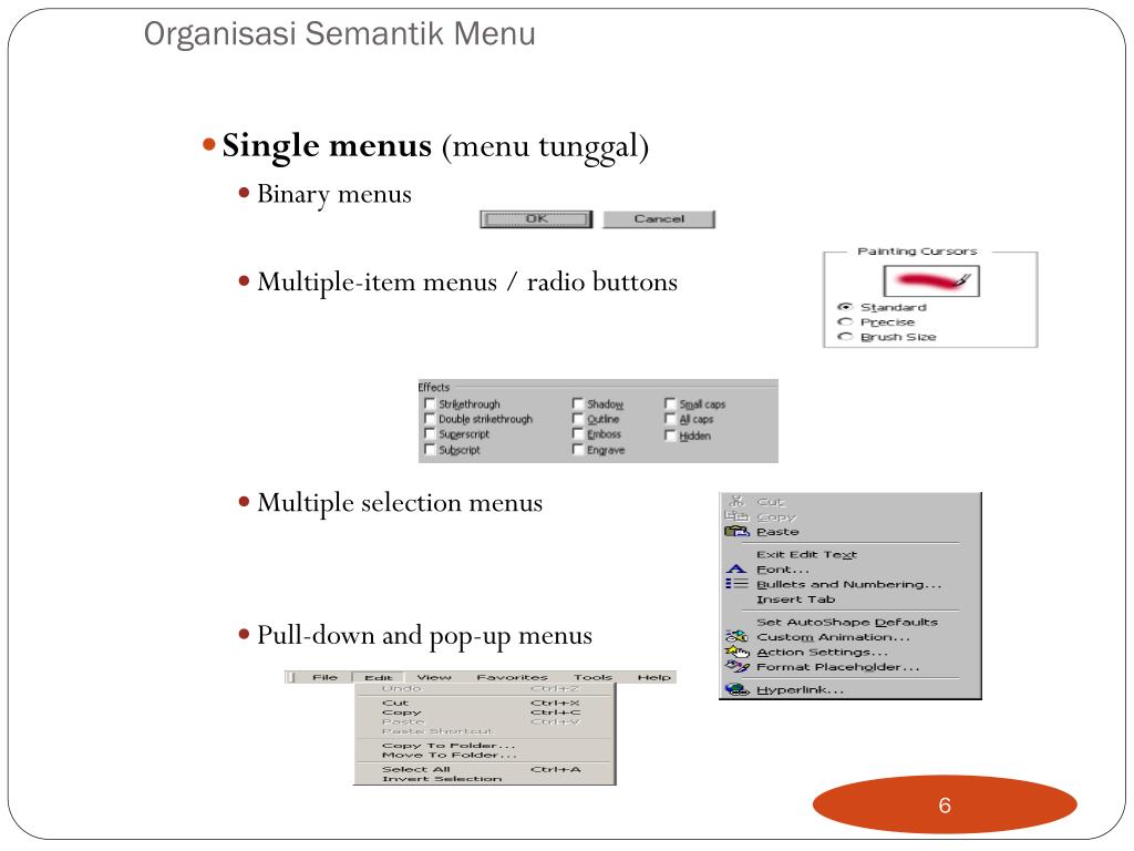 Ppt Menu Form Dan Kotak Dialog Powerpoint Presentation Free