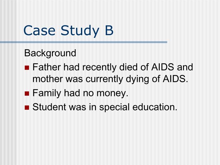 case study special education student