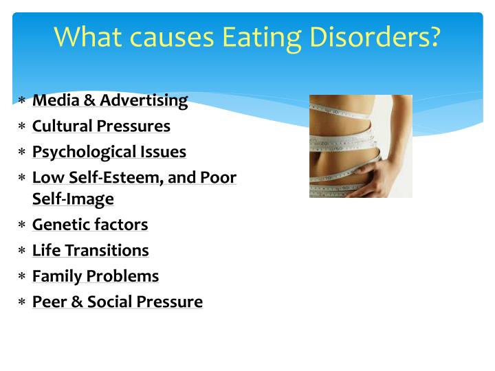 Self Esteem And Eating Disorders