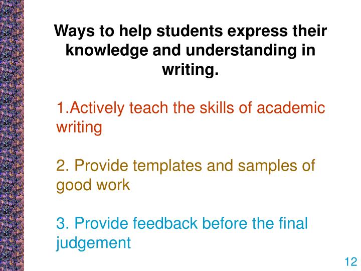 understanding writing understanding writing