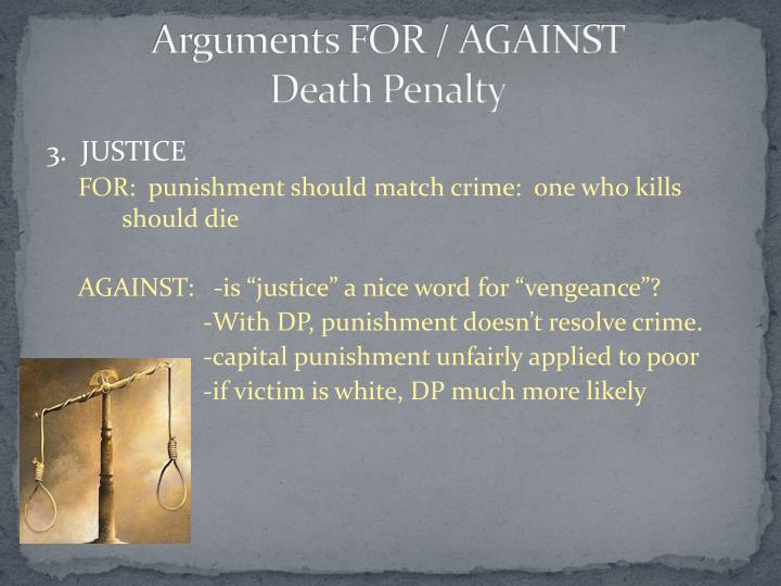 arguments supporting capital punishment