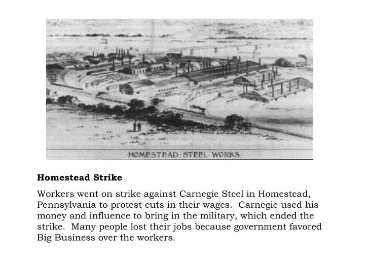 homestead strike us history definition