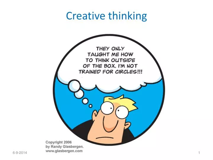Creative thinking and critical thinking ppt