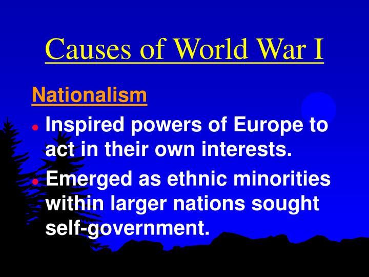 the cause of wars the cause of wars