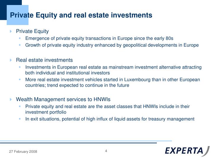 PPT Luxembourg corporate and investment structures for private equity