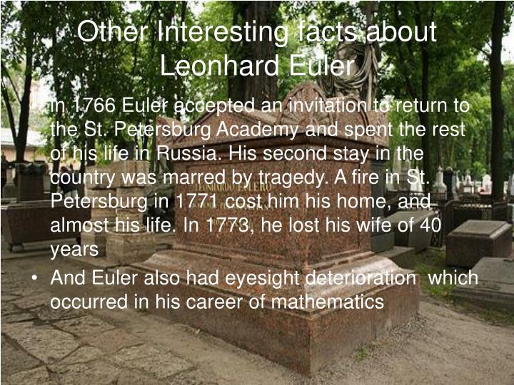 leonhard euler fun facts leonhard euler fun facts