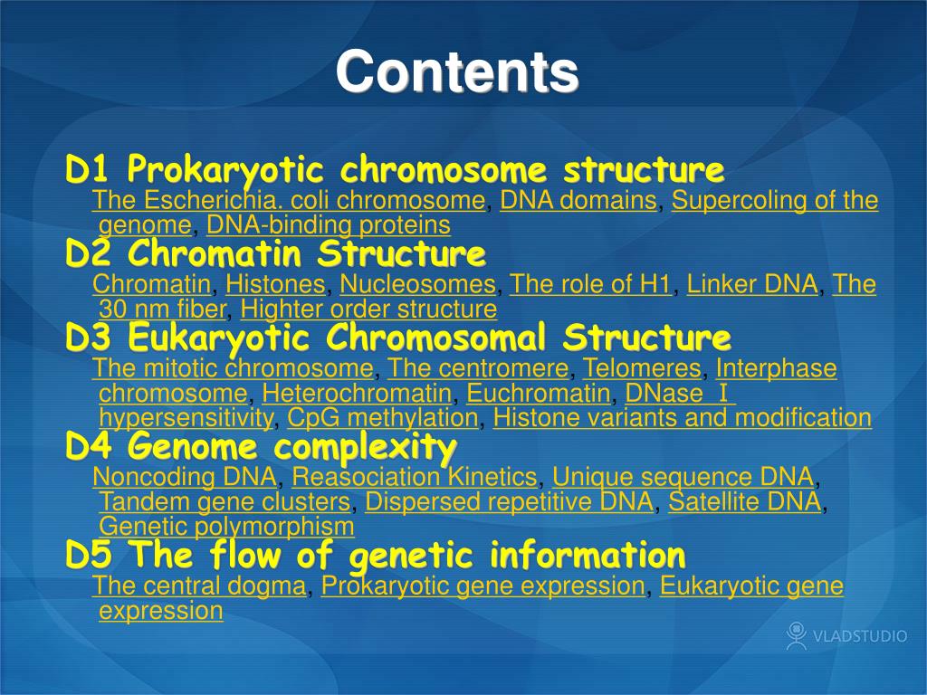 PPT Section D Prokaryotic And Eukaryotic Chromosome Structure