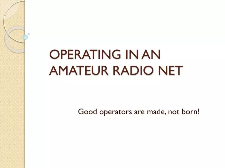 Amateur Radio Net 74