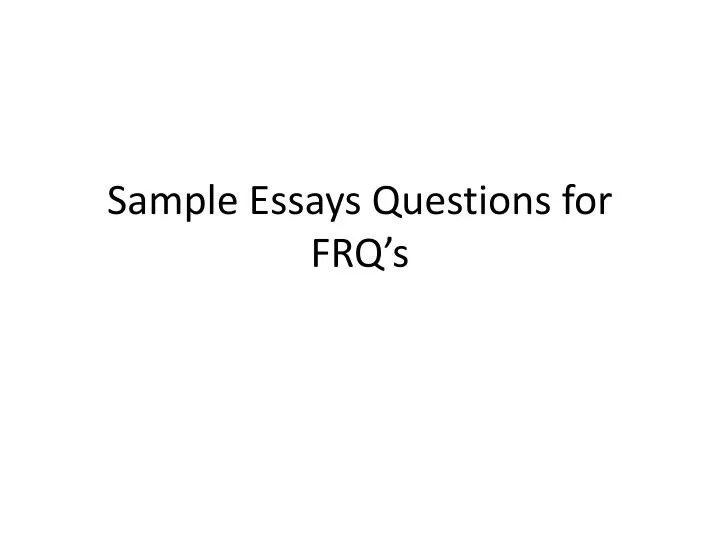 ap american history frq how Sample dbqs, frqs, and essays. ap american history frq how Sample dbqs, frqs, and essays.