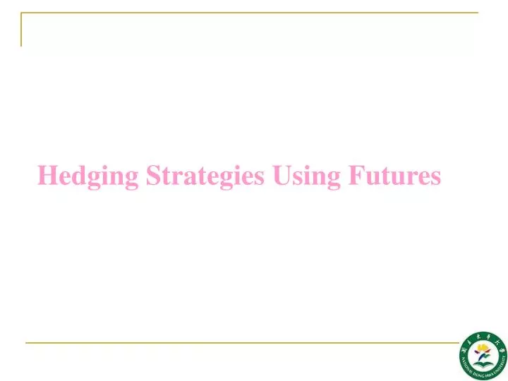 Future trading strategies ppt