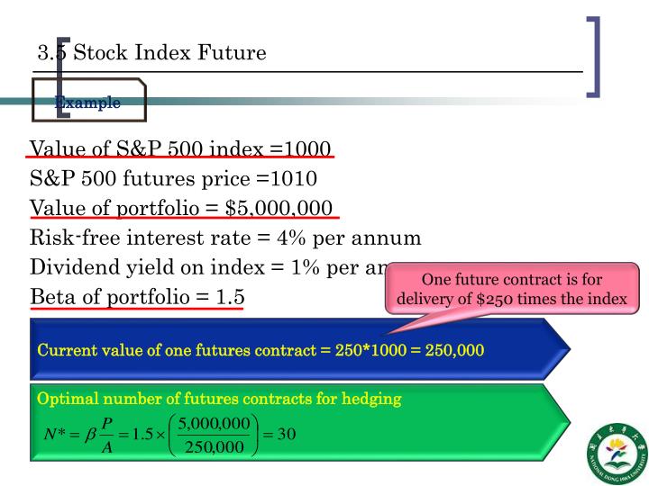 Stock index futures and options ppt
