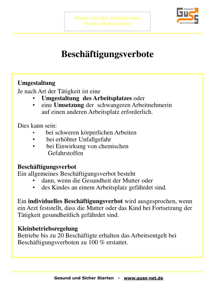 Pausenregelung Schwangerschaft Pausenregelung Schwangerschaft