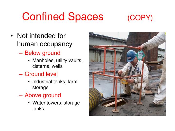Confined space dissertation