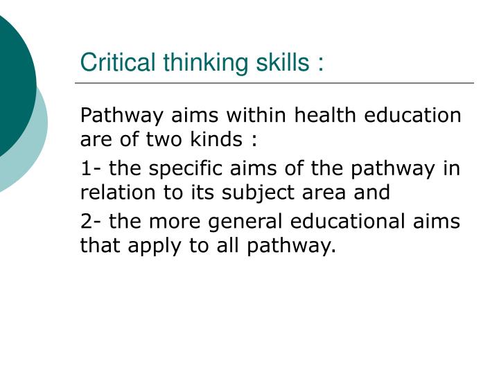 critical thinking in education powerpoint presentation critical thinking in education powerpoint presentation