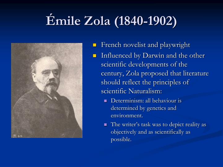 zolas naturalism Manifesto since it expresses zola's intention to subject his characters to scientific study a more complete statement of naturalism is his le roman expérimental. zolas naturalism Manifesto since it expresses zola's intention to subject his characters to scientific study a more complete statement of naturalism is his le roman expérimental.
