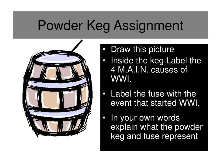 The Meaning Of The Powder Keg at Sheryl Hale blog