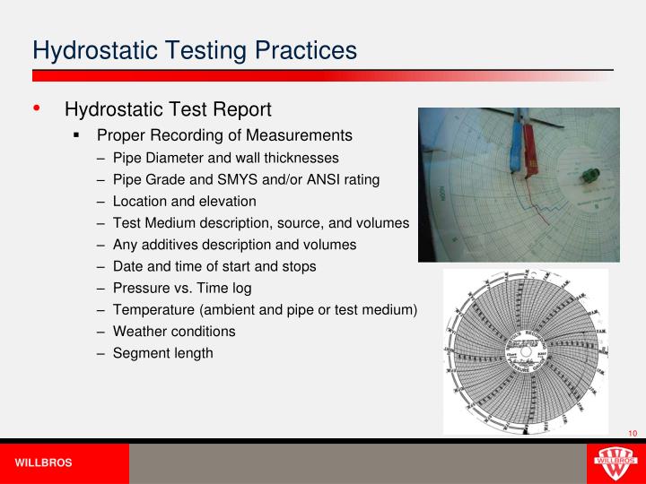 PPT Hydrostatic Testing Practices Establishing Verifiable, Traceable