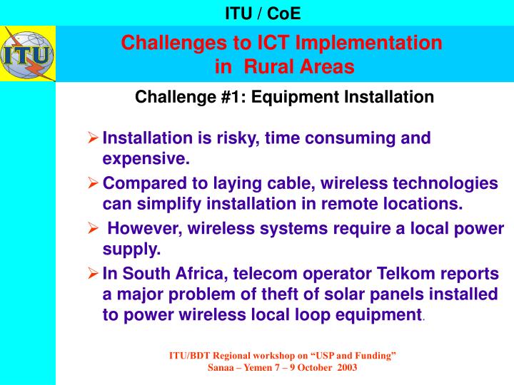 ict for rural areas The purpose of this work is to ascertain the information needs of the people of rural nigeria, to identify the type of information channels available to them and to . ict for rural areas The purpose of this work is to ascertain the information needs of the people of rural nigeria, to identify the type of information channels available to them and to .