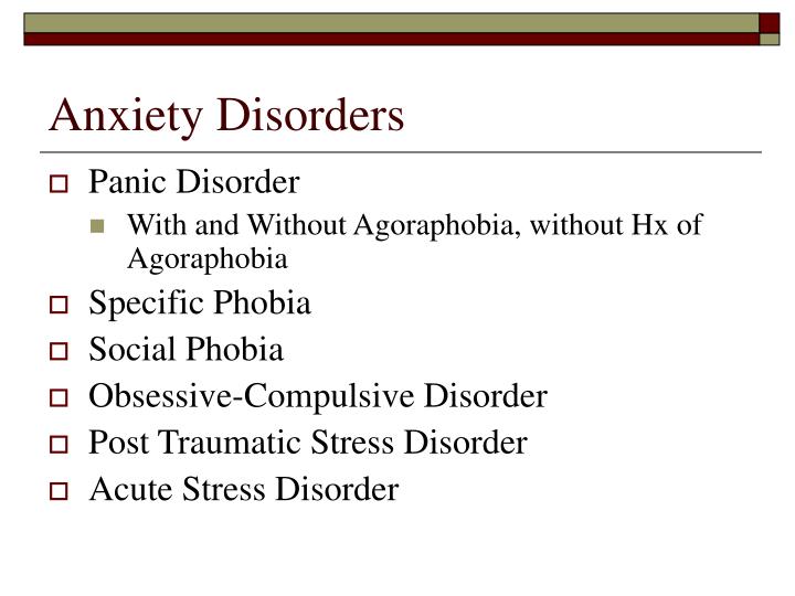 anxiety disorders ii 2 slides per 2 anxiety is a state of alarm in response to a vague sense of threat or danger 3 both fear and d anxiety disorders cost $42 billion each year in health care, lost wages, and lost productivity (ii) intolerance of uncertainty theory holds that certain individuals be- using the instructor slides as a base, with key points re. anxiety disorders ii 2 slides per 2 anxiety is a state of alarm in response to a vague sense of threat or danger 3 both fear and d anxiety disorders cost $42 billion each year in health care, lost wages, and lost productivity (ii) intolerance of uncertainty theory holds that certain individuals be- using the instructor slides as a base, with key points re.