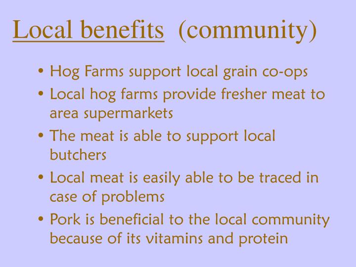 the benefits of local farming essay What are the benefits and disadvantages we will write a custom essay sample on but also you can find that it brings more disadvantages to the local people. the benefits of local farming essay What are the benefits and disadvantages we will write a custom essay sample on but also you can find that it brings more disadvantages to the local people.