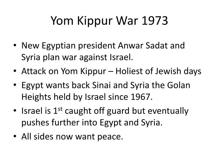 Kippur paper research war yom